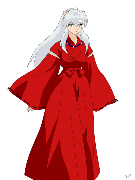 my oc IceHeart as Inuyasha