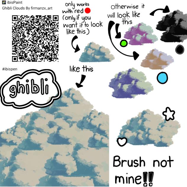 Ghibli clouds brush (not mine)