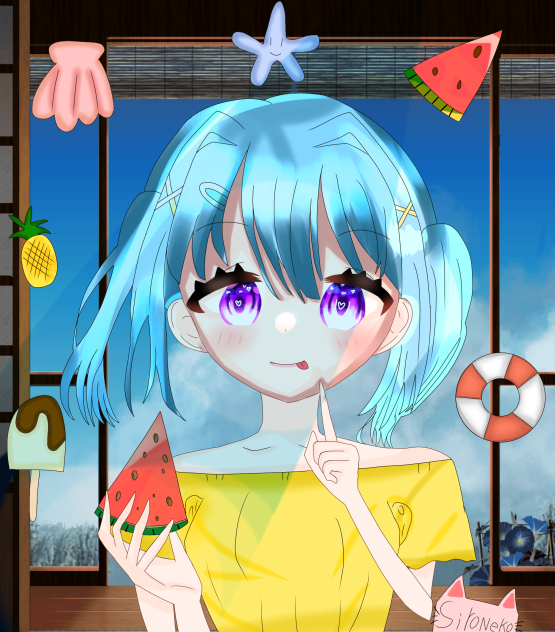 塗り絵💙　　こっちでお願いします！