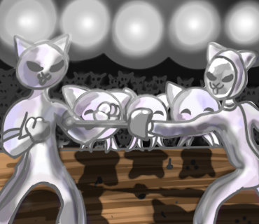 Kung fu Vs Fencing (The Battle Cats)