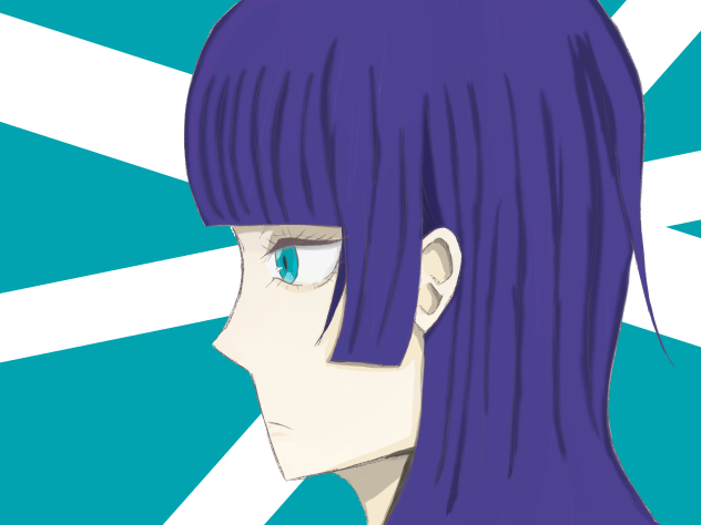 横顔
