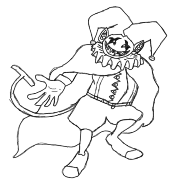 Jevil but lined