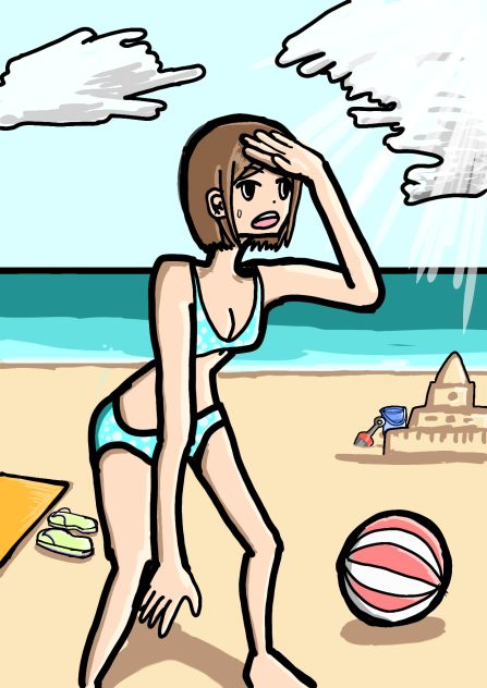 真夏の海
