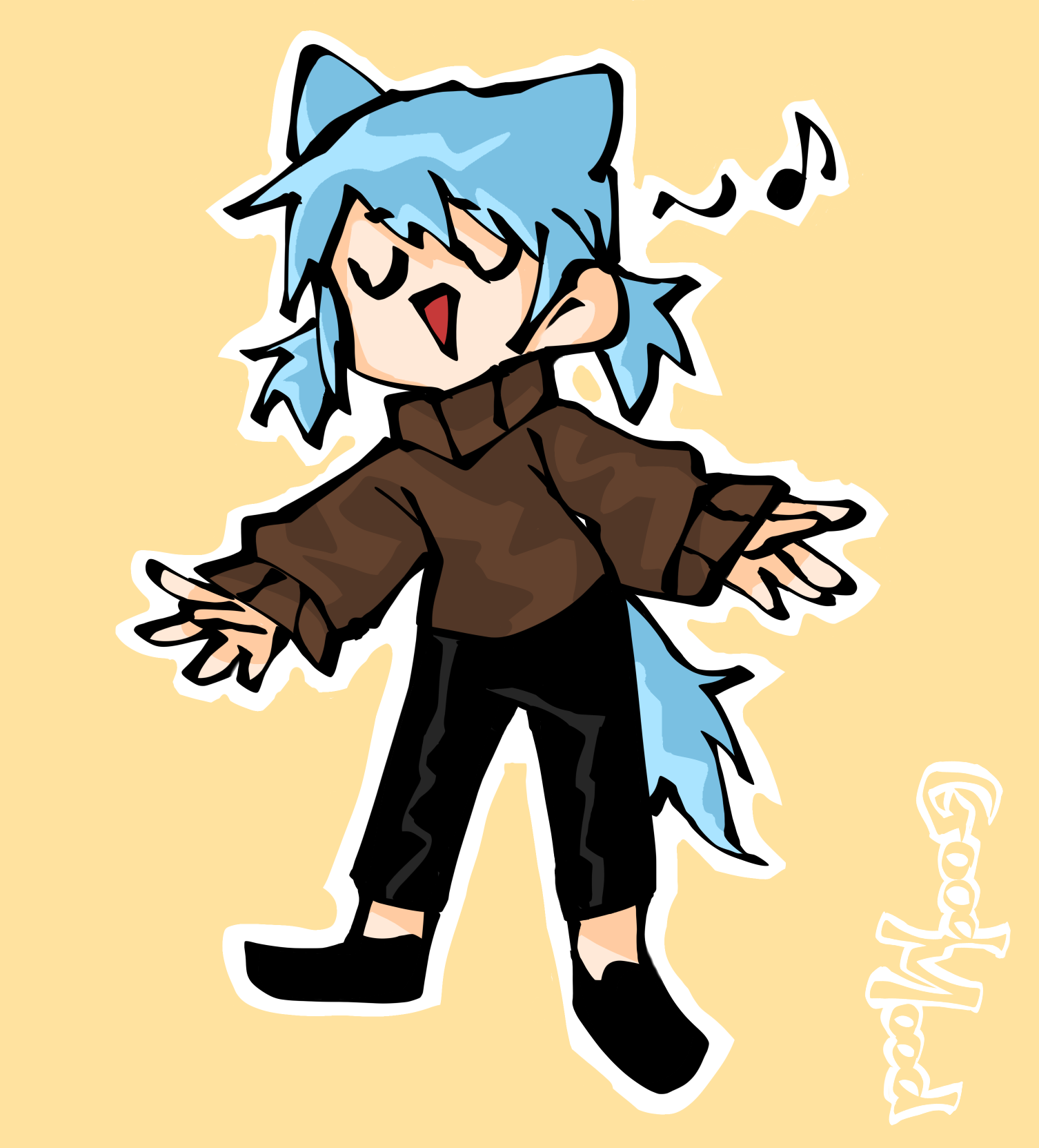 shitpost (fnf style) - ibisPaint