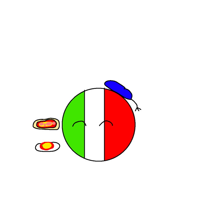 italy with his pasta and pizza