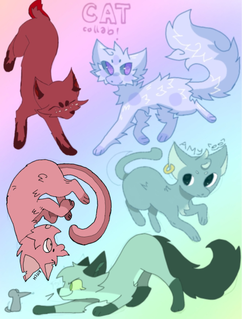 Cat Collab (5) - ibisPaint