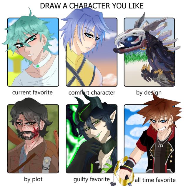 Draw a character you like