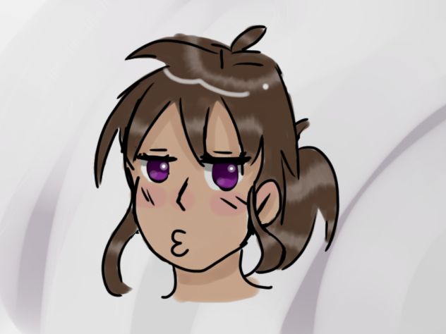 Whole wheat bread girl - ibisPaint