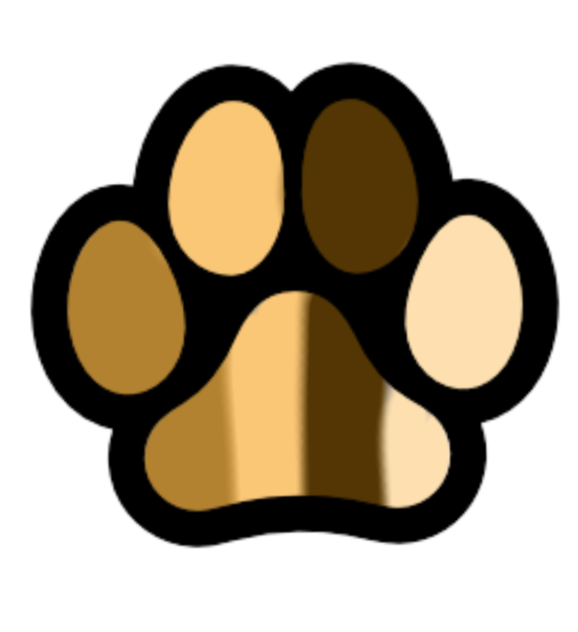 dog paw 🐾 stamp - ibisPaint