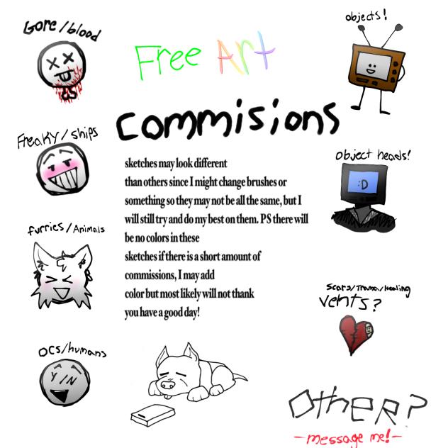 Sketch commissions
