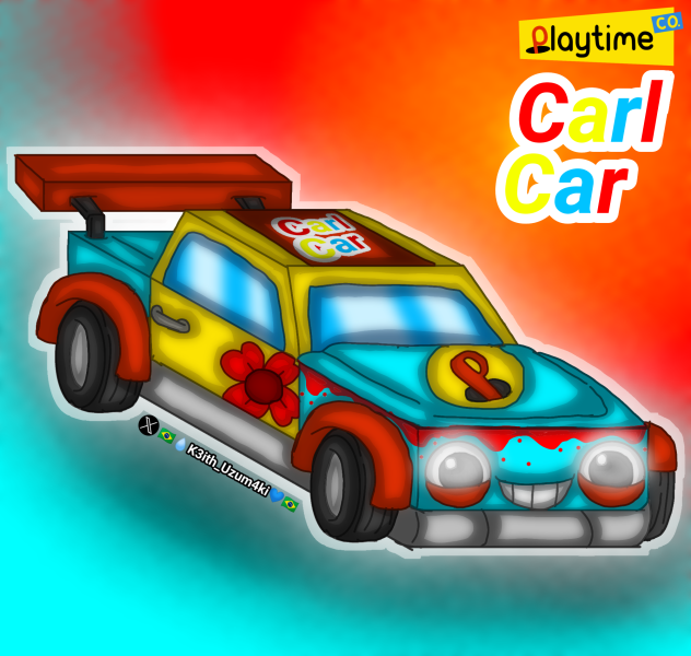 Poppy Playtime OC - Carl Car ❤️💛💙