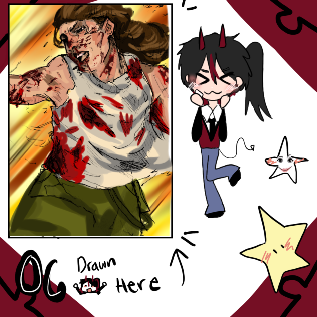 My oc for vian's happy portrait (2)