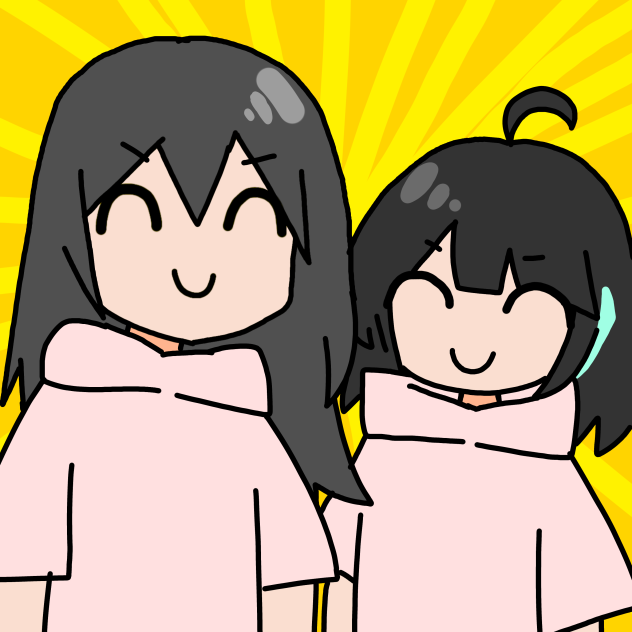 ももなさんとやみーさんのけっこん支援絵(文字&線なし)