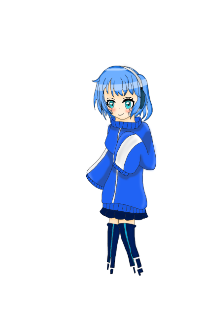 エネちゃん！(色塗り完了！)