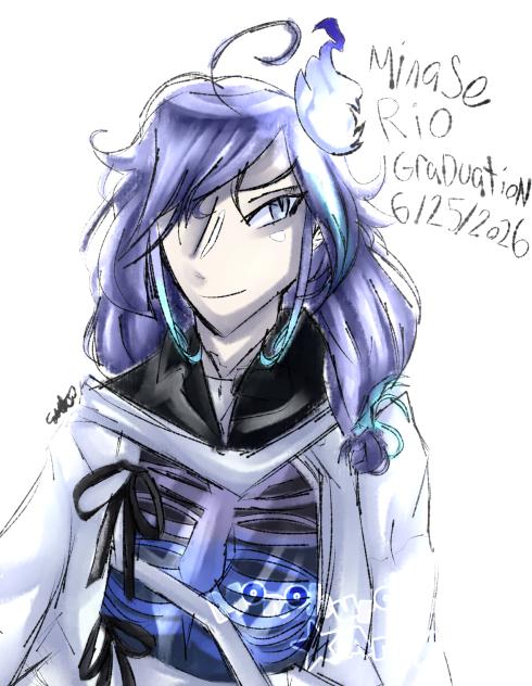 Minase Rio Graduation Fanart