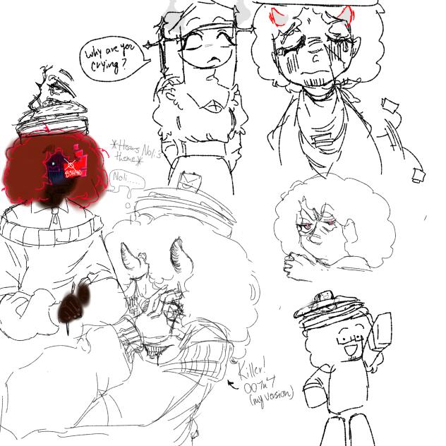 My au of 007n7 sketches