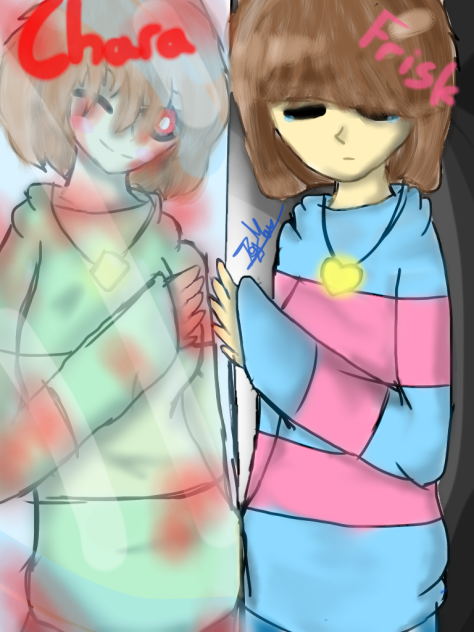 Speed Art-Frisk and Chara