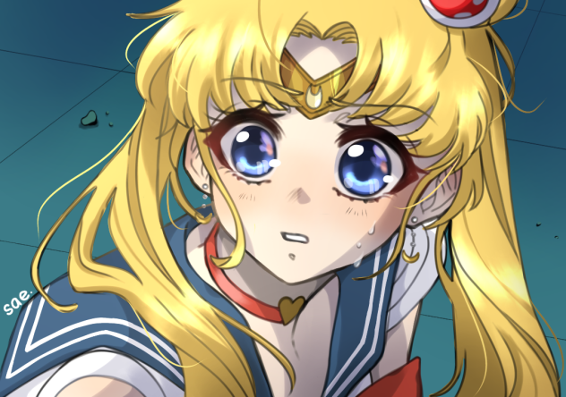 sailor moon redraw challenge