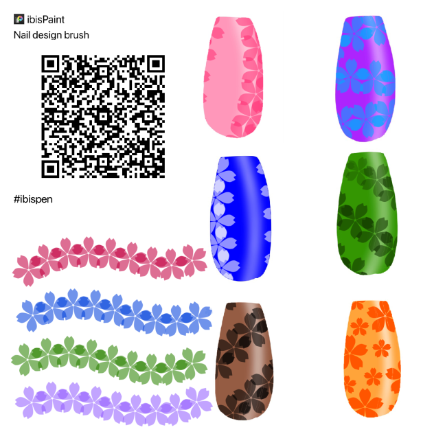 Nail design brush 💅🏻💕