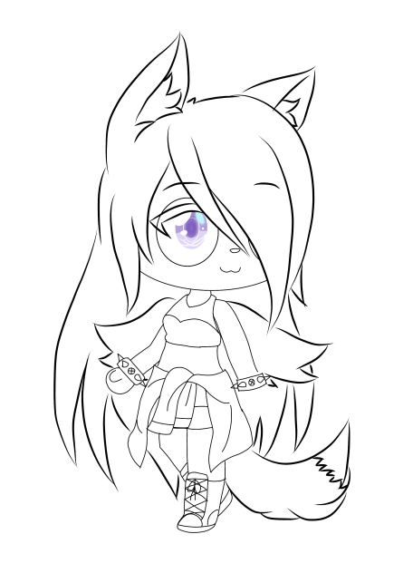 The eye is the focus - ibisPaint