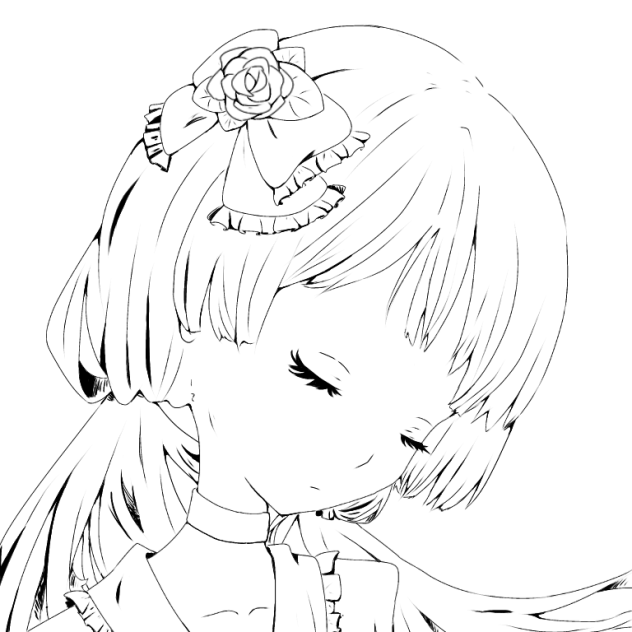 線画書き直し