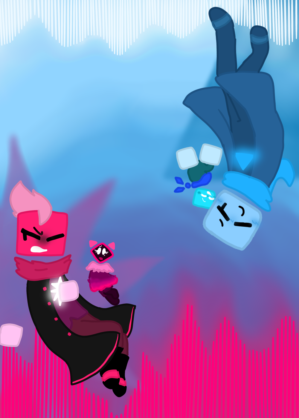 Cube and Cubic - ibisPaint