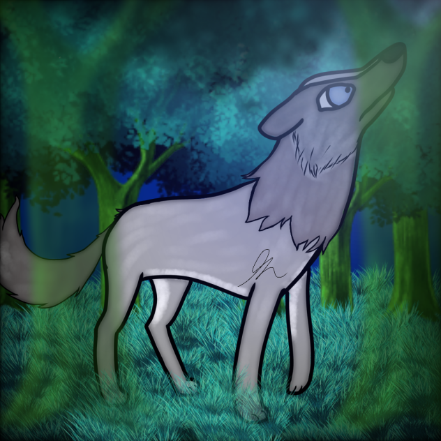 Forest Wolf - ibisPaint
