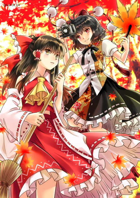 霊夢と文