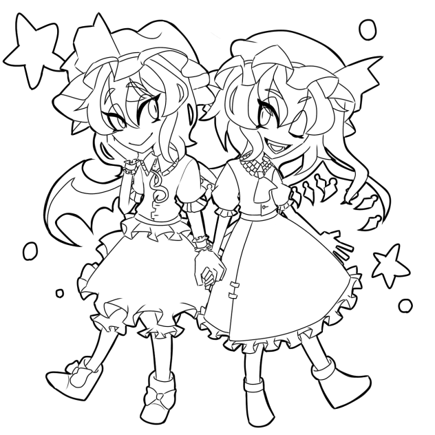 We are Scarlet!!(線画配布)