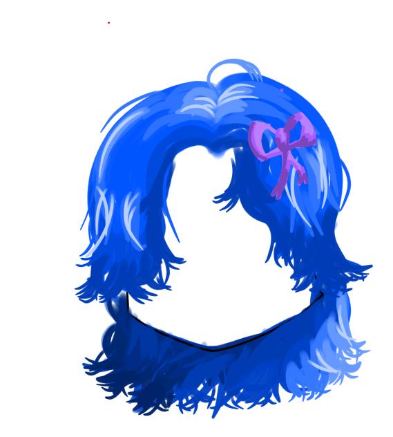 New way i draw hair♡♡♡