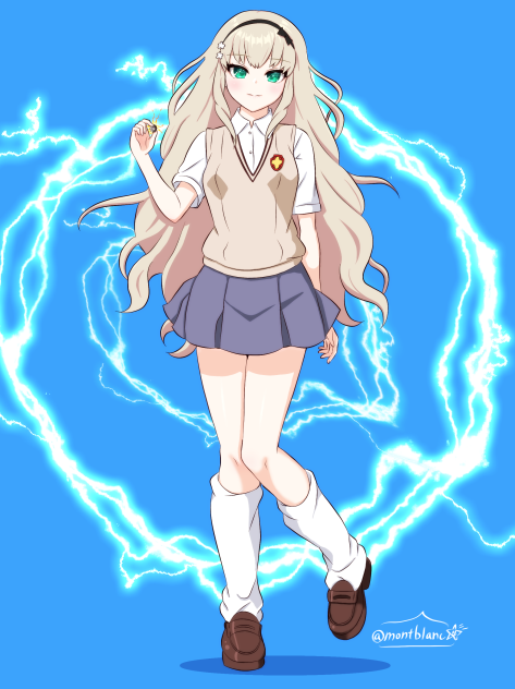 Skeb リクエスト　駅メモ　美談みこと　とある御坂美琴コス