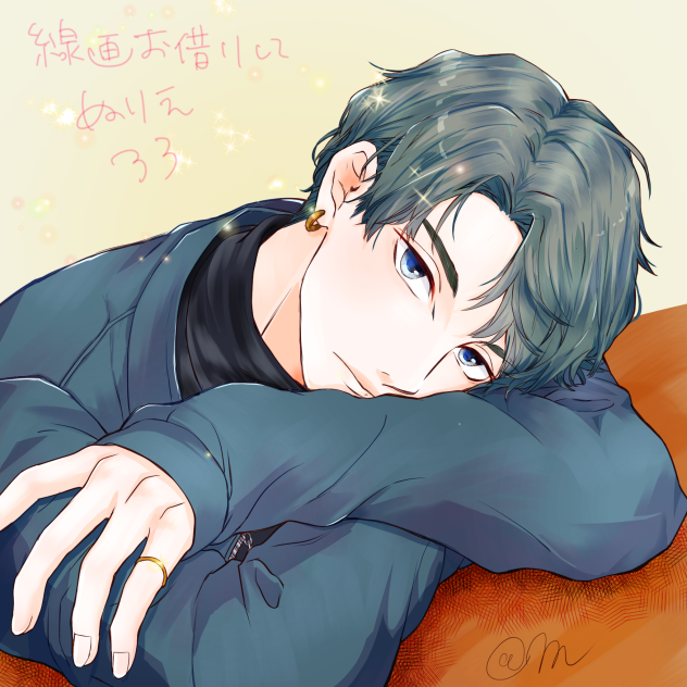 線画お借りして塗り絵33