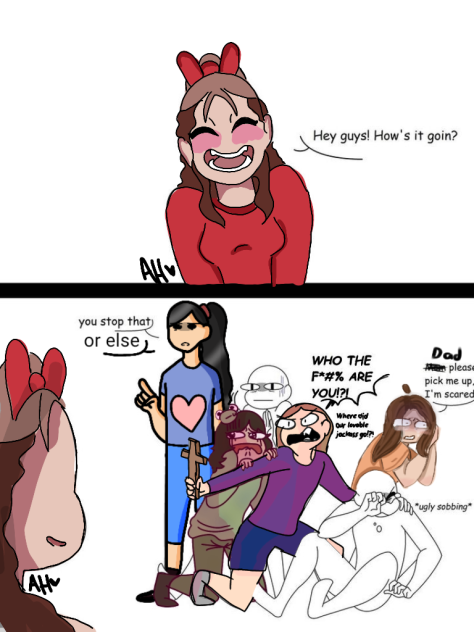 i love how psycho she is