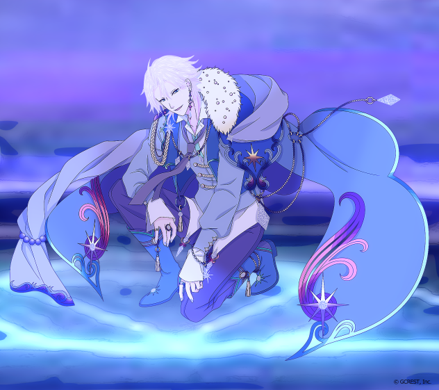 藍色アンドロイド【塗りマス】