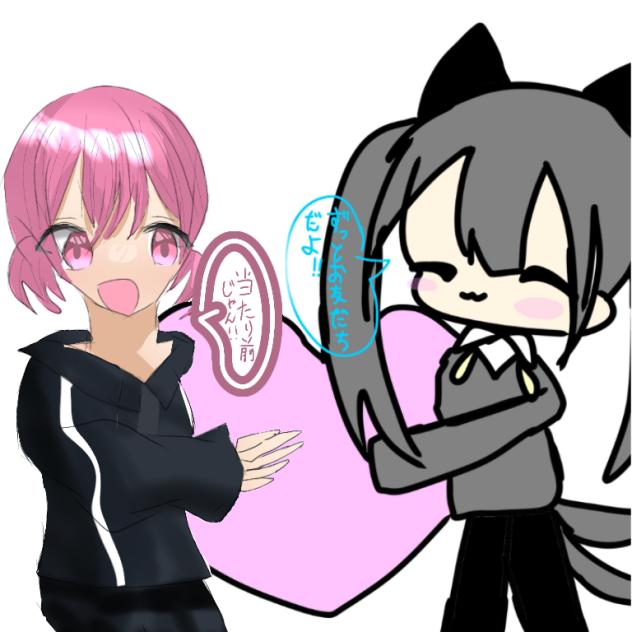くらげとのコラボ絵！