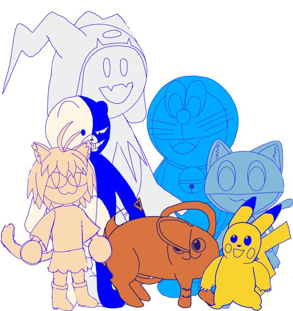 FAMOUS MASCOTS FANART (EARLIER)