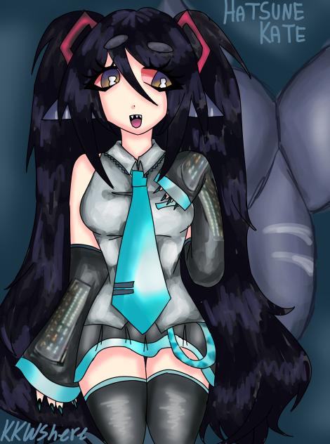 My oc as Hatsune Miku