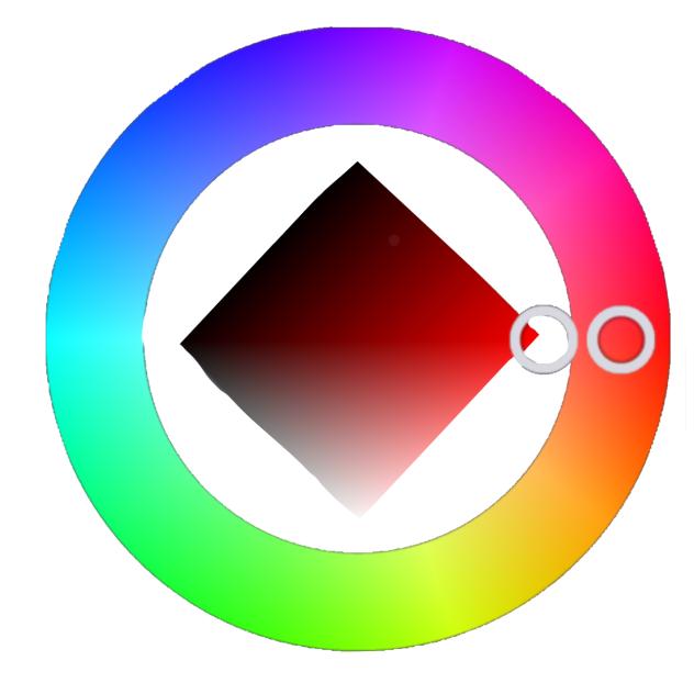 カラーサークル（真ん中のあるバージョン）