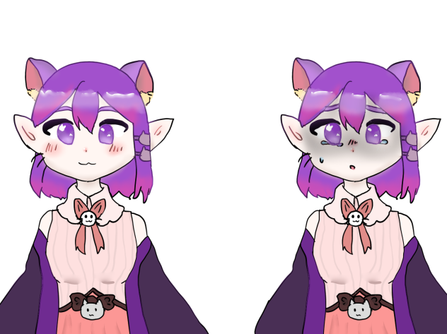 なうなちゃん立ち絵！(絶望顔)