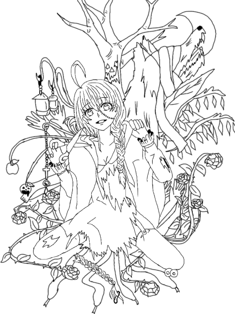 赤ずきん＆狼   塗っていただきたい