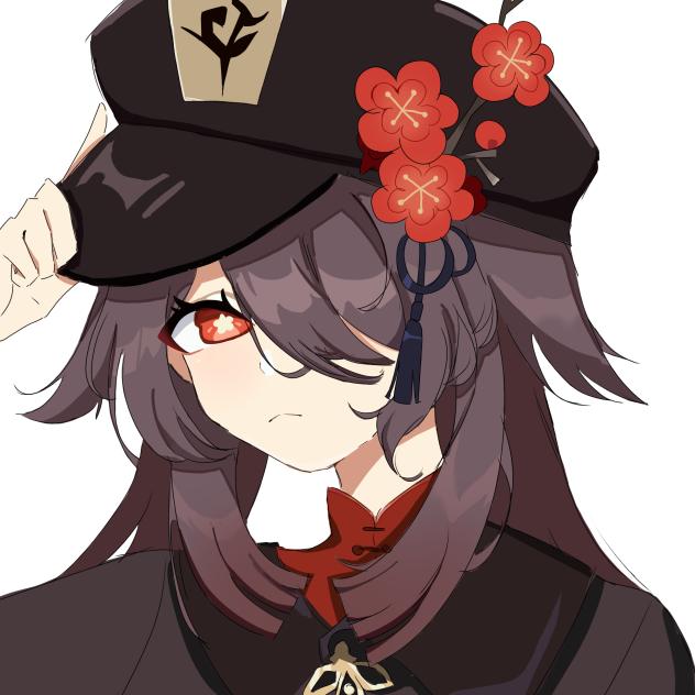 Hu Tao but different hat