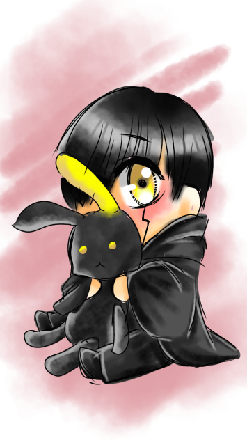 幼児マッシュとフィンうさぎ人形