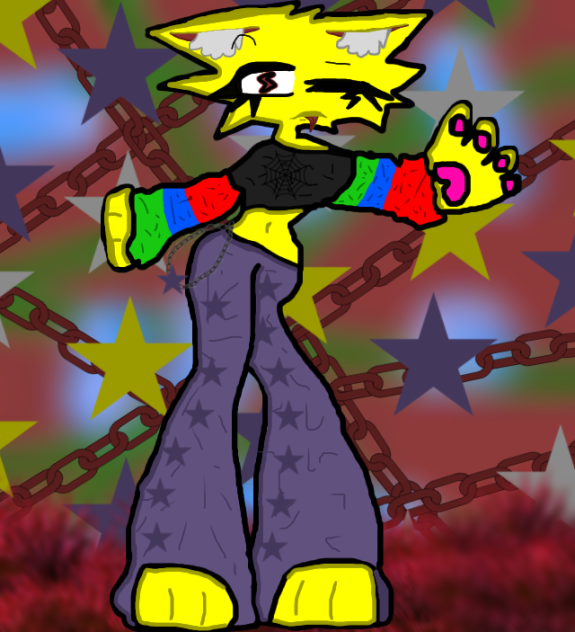 kiyafluff oc (pose credits to wiirah