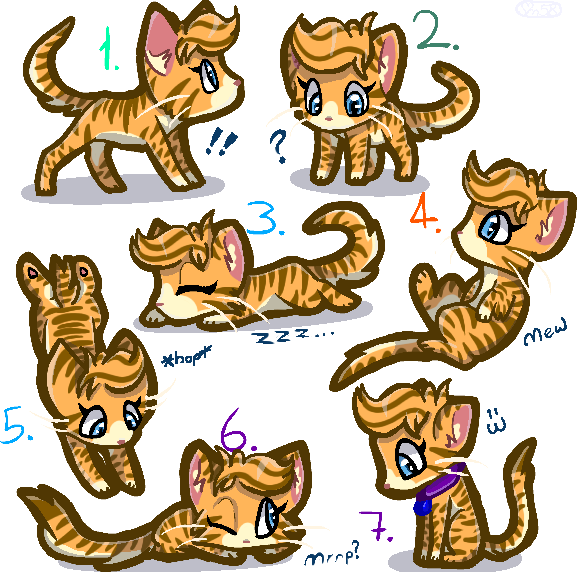Silly Kitty Lula Doodles