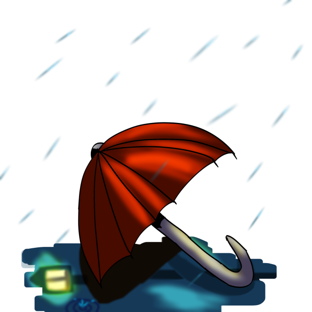 Forgotten umbrella