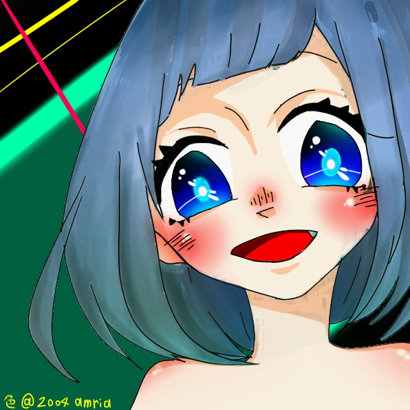 他の人のツイッターの線画を塗ったよ☆