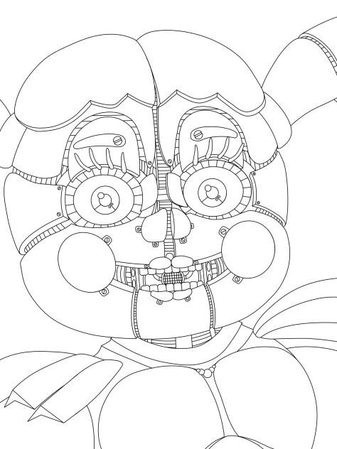 Circus Baby - Coloring Page