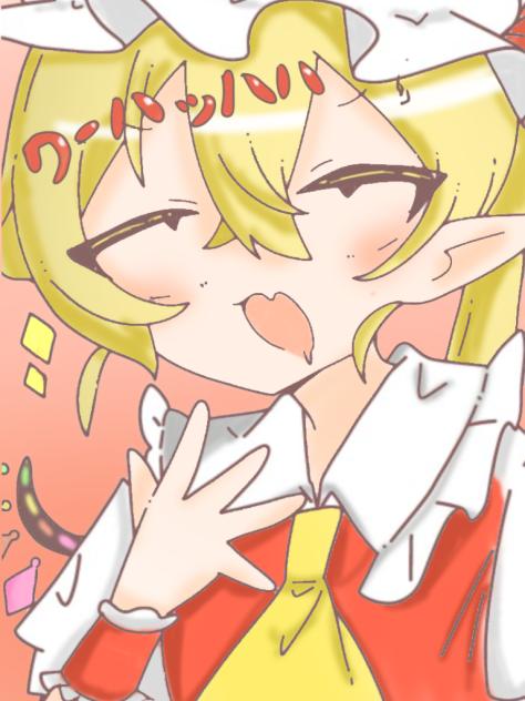 フランちゃ！きなこ様の線画塗らせて頂きました！