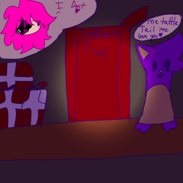 Tattletail night 1 ft my oc