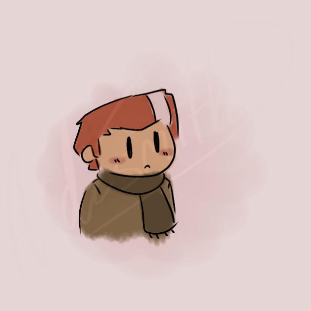 alistair yawning